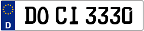 Truck License Plate